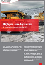 Hydraulique haute pression pour engins et véhicules de chantier